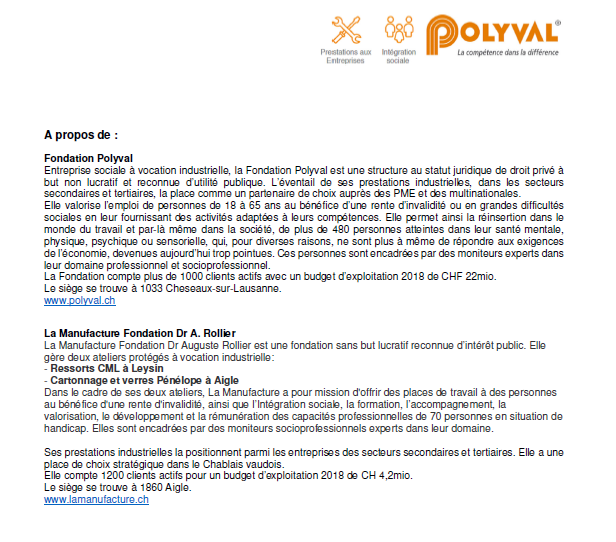 Communiqué de presse fusion Polyval-La Manufacture page 2